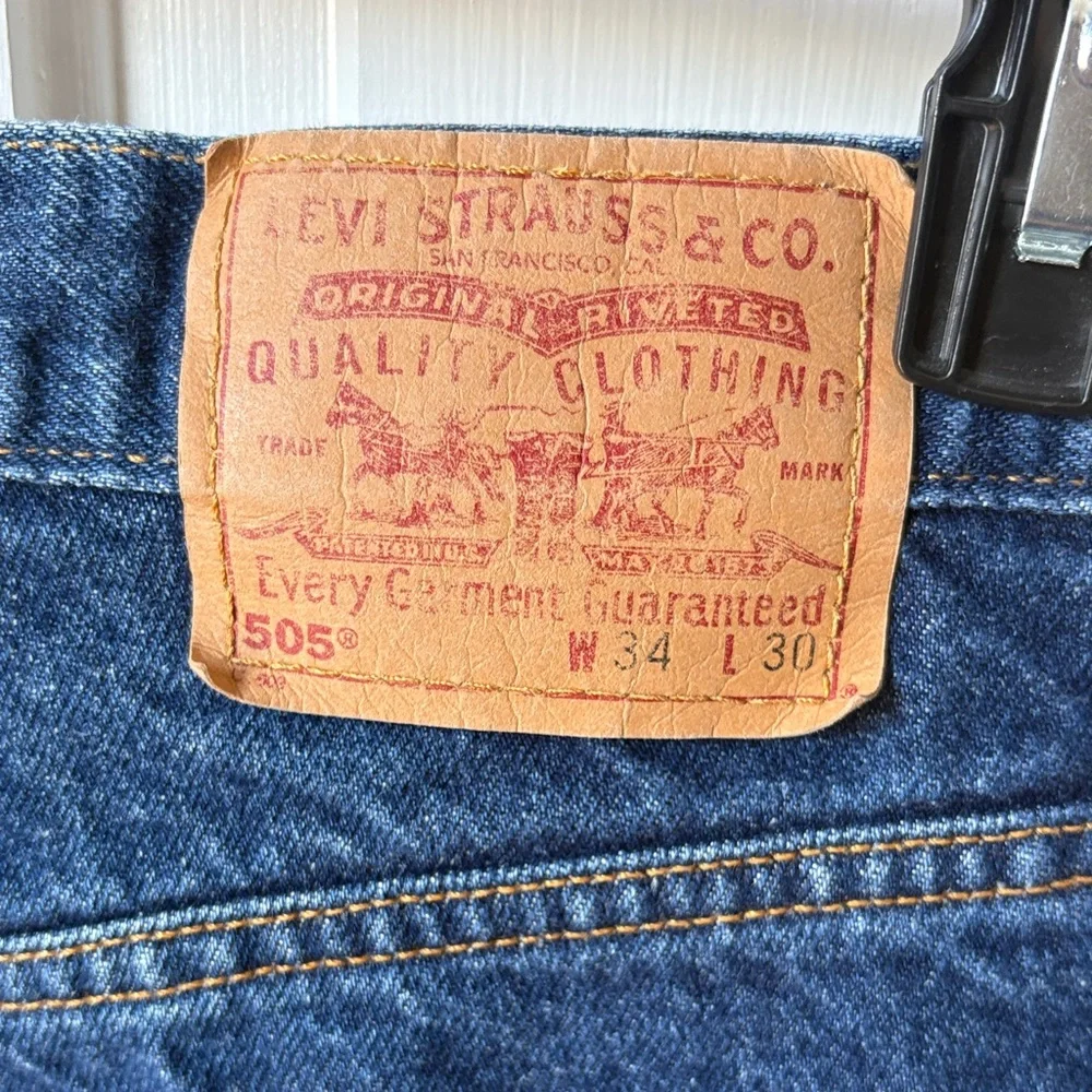 Vtg Black Tag‎ Levi's Dark Blue Straight Men's Jeans